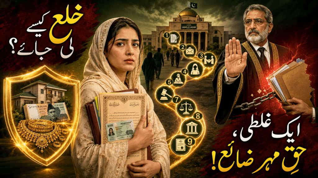 Khula Process in Pakistan – 9 Family Court Steps Khula Process in Pakistan step by step with Family Court documents, protected dower and Supreme Court ruling