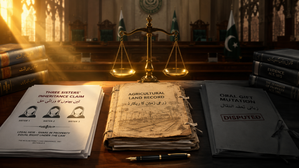 Oral gift in Pakistan Supreme Court judgment on inheritance rights