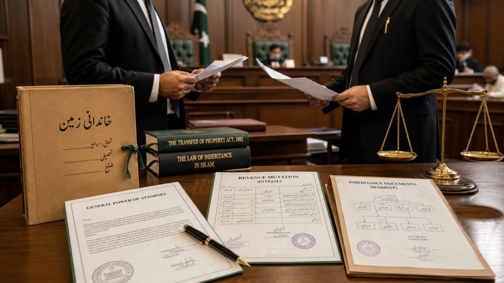power of attorney law in Pakistan Lahore High Court property judgment