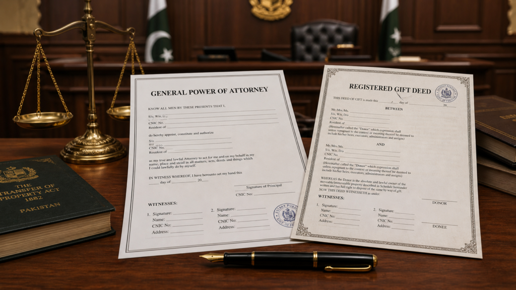 principal consent in gift deed through power of attorney