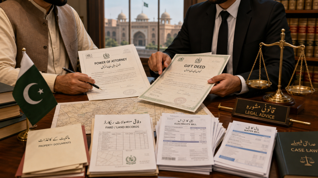 property owner checking gift deed through power of attorney