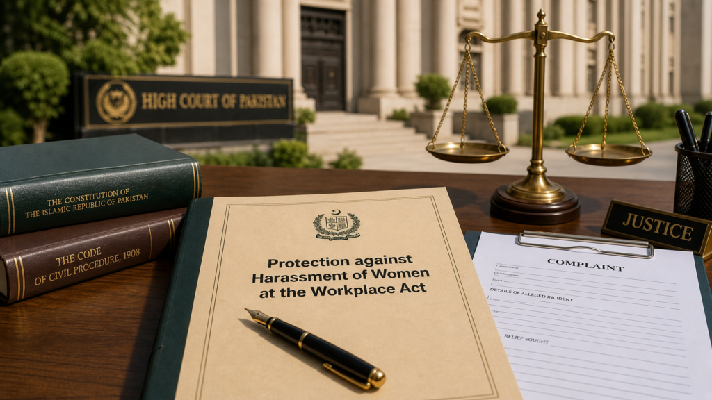 harassment at workplace in Pakistan 2010 Act legal protection