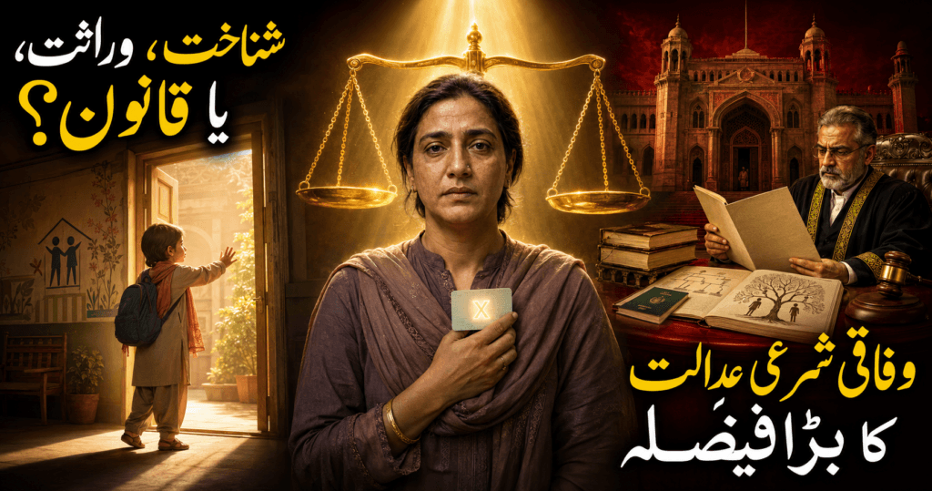 Transgender Act 2018 in Pakistan Federal Shariat Court ruling on CNIC, inheritance and intersex rights