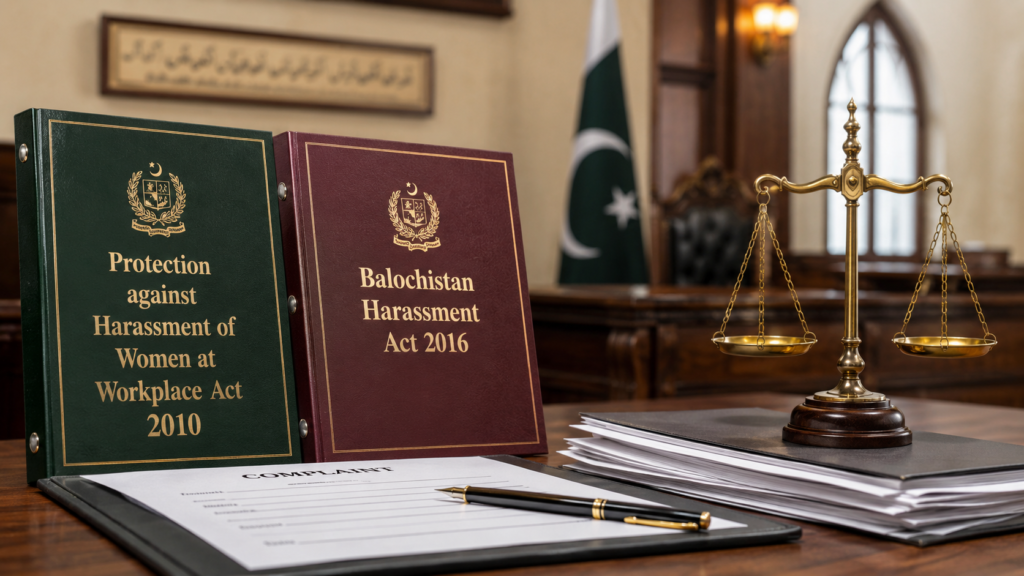 women harassment act legal definition in Pakistan