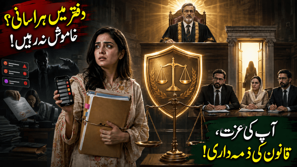 Women harassment law in Pakistan complaint and Supreme Court workplace dignity protection