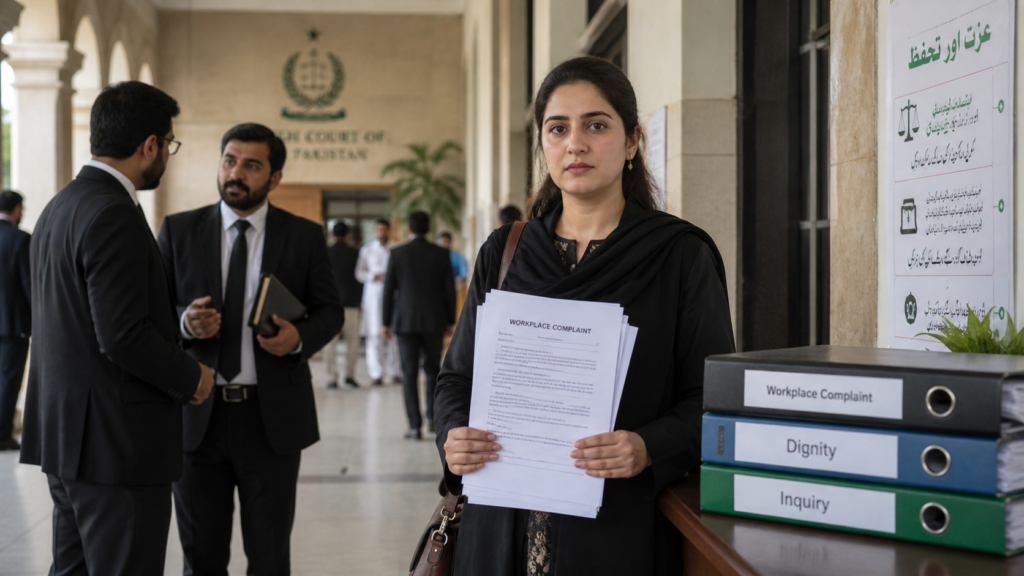 harassment at workplace in Pakistan complaint process