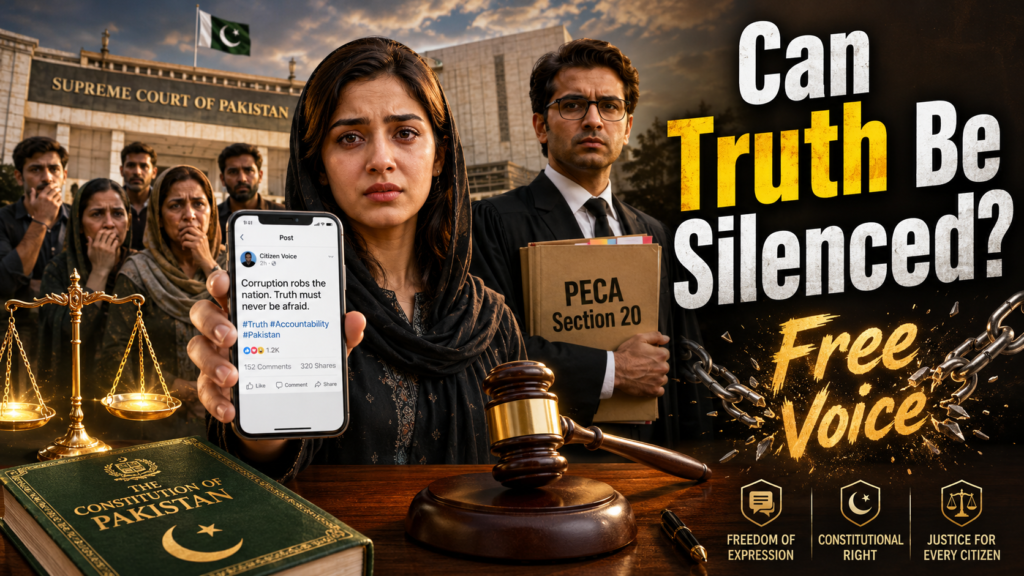 Freedom of Speech in Pakistan – PECA Section 20 Supreme Court Case Freedom of Speech in Pakistan and PECA section 20 Supreme Court case