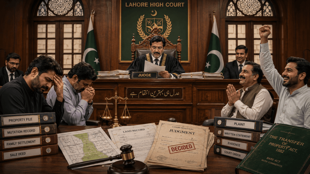 Lahore High Court Property Decision Property Transfer Through Power of Attorney Lahore High Court judgment