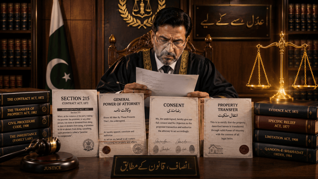 Section 215 Contract Act Analysis Property Transfer Through Power of Attorney Section 215 Contract Act