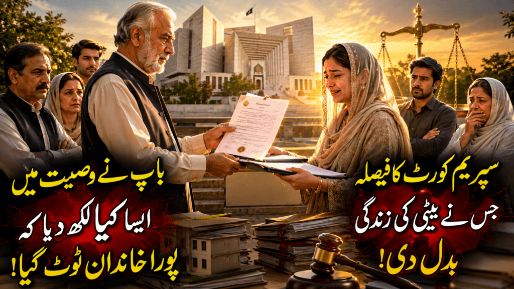 Will in Pakistan Supreme Court inheritance judgment 2025