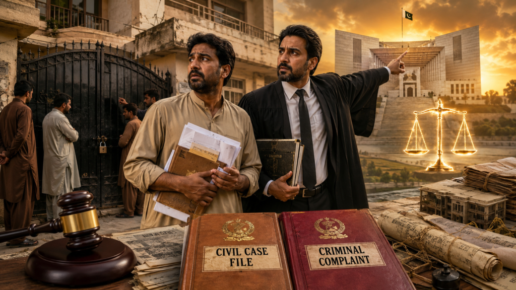 Property Dispute Law in Pakistan Supreme Court illegal dispossession case