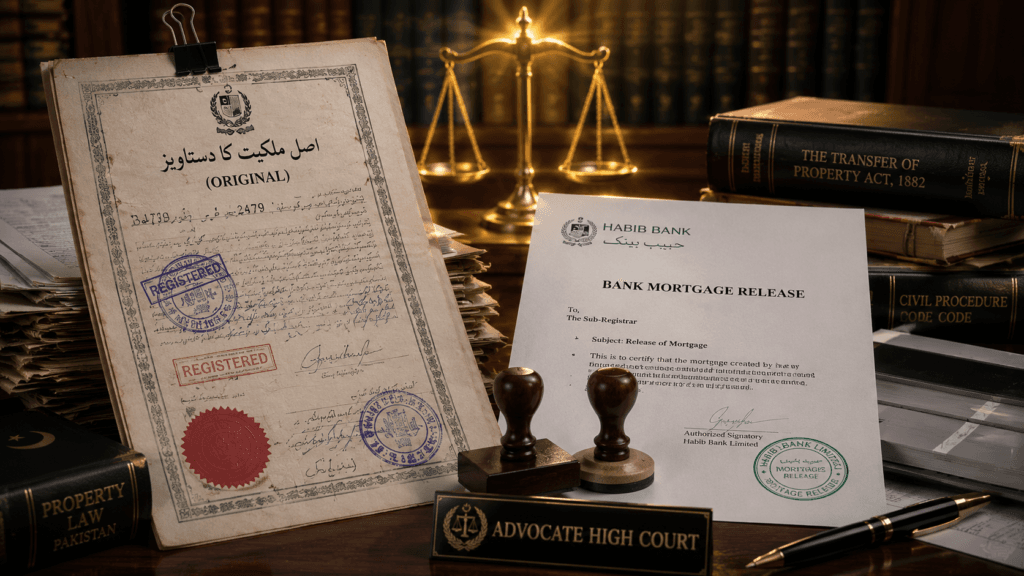 Gift in Pakistan original title documents property dispute