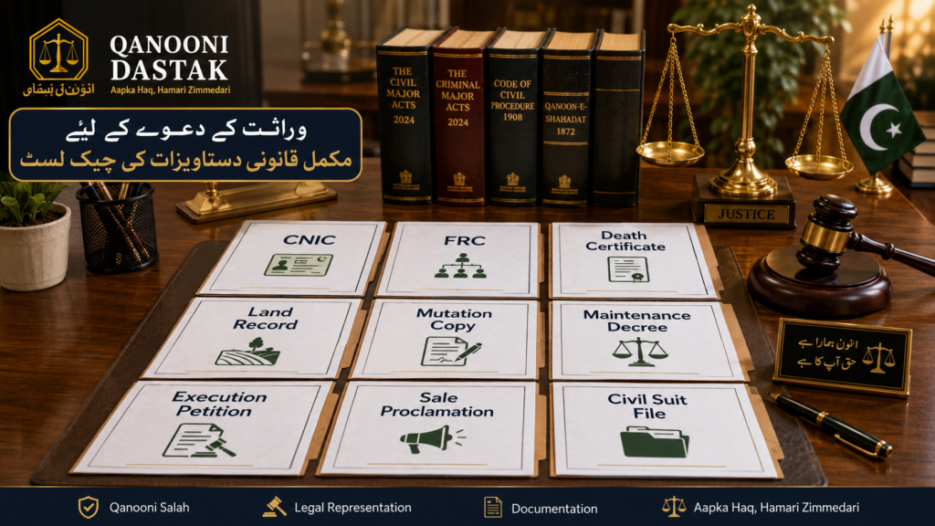 Documents for Daughter Property Share in Pakistan Documents for daughter share in father property in Pakistan