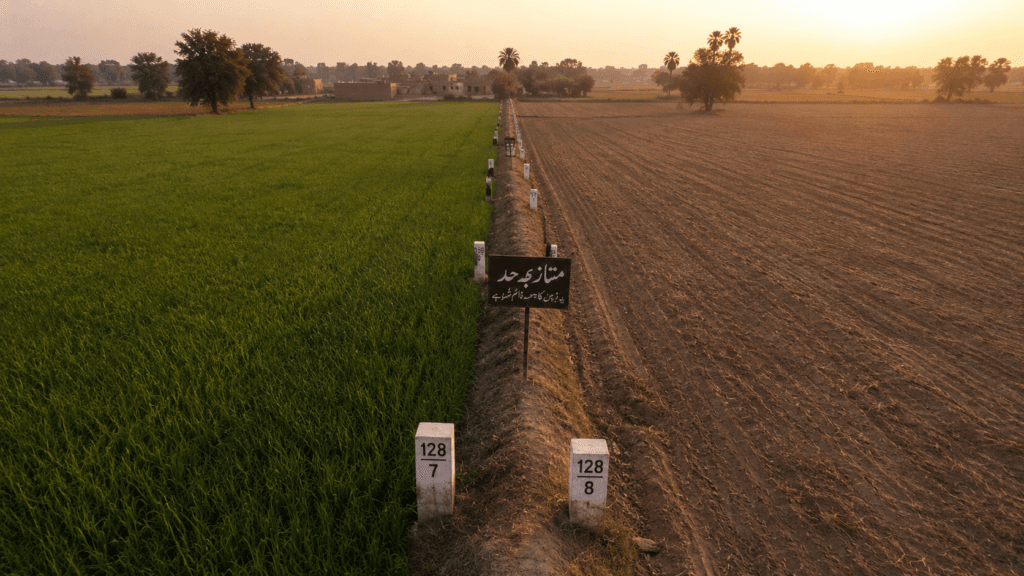 Property Possession dispute involving agricultural land in Pakistan