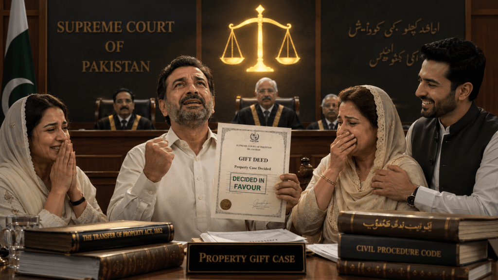 Gift in Pakistan Supreme Court property victory