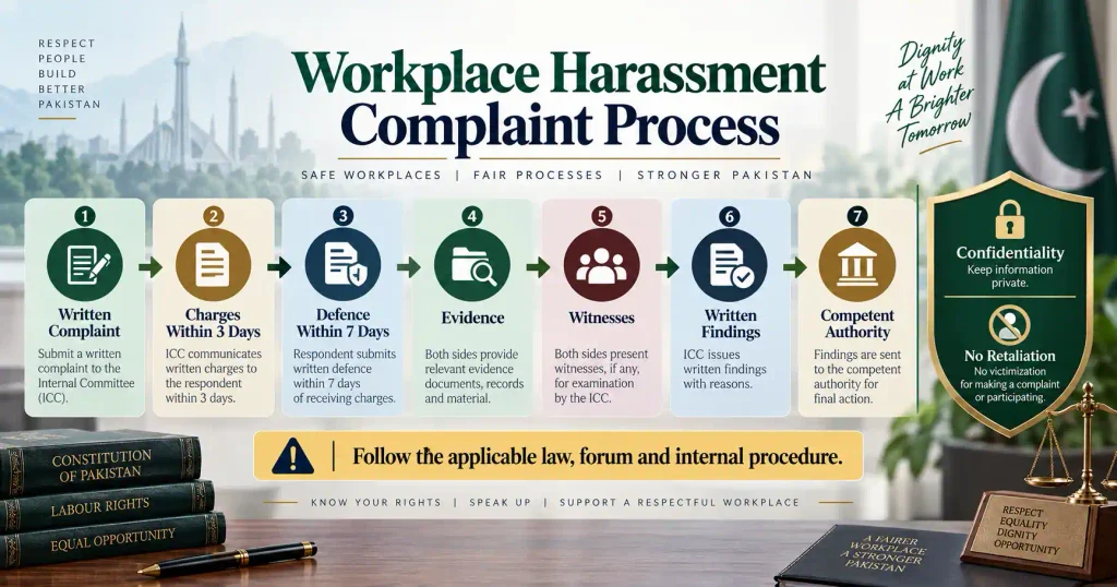 Workplace harassment Inquiry Committee procedure and statutory timelines