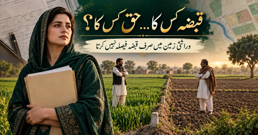 Partition of Inherited Land in Pakistan and lawful heir rights