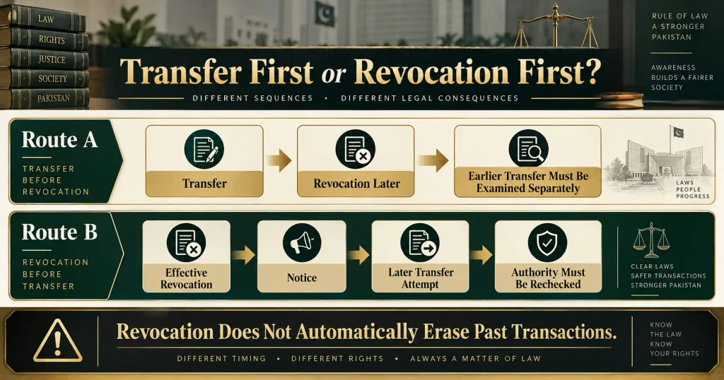 GPA revocation timing before and after property transfer in Pakistan