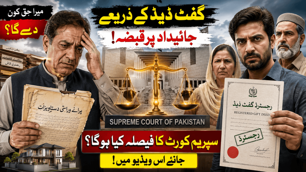 Gift in Pakistan Supreme Court property gift dispute