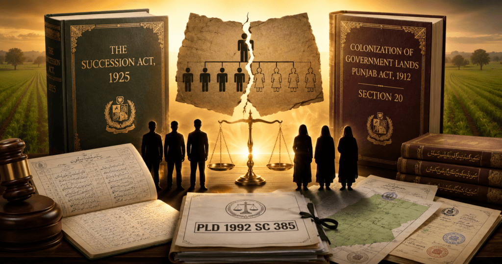 Succession Act 1925 protecting Christian daughters against a male-only inheritance custom