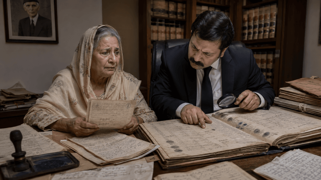 Fraud Challenge to Gift Mutation in Pakistan Woman challenging an old Gift Mutation in Pakistan as fraudulent