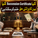 Succession certificate inheritance dispute in Pakistan involving sister’s property share