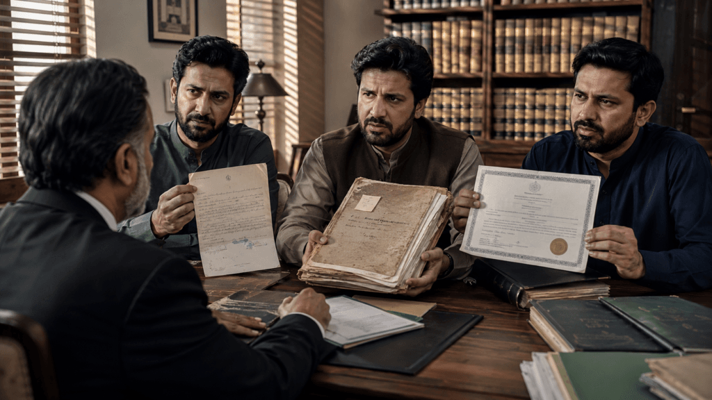 Succession Certificate and Oral Gift Dispute Brothers relying on succession certificate and oral gift in property dispute