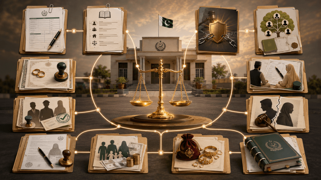 Complete Muslim Family Laws Ordinance Sections Eleven sections of the Muslim Family Laws Ordinance explained visually