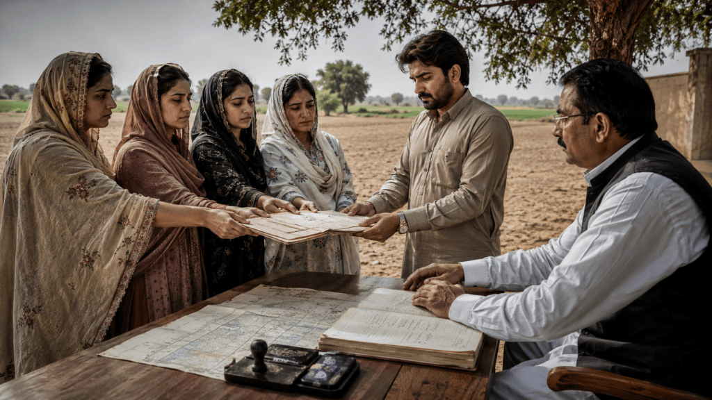 Four Sisters’ Gift Mutation in Pakistan Four sisters recording Gift Mutation in Pakistan in favour of their brother