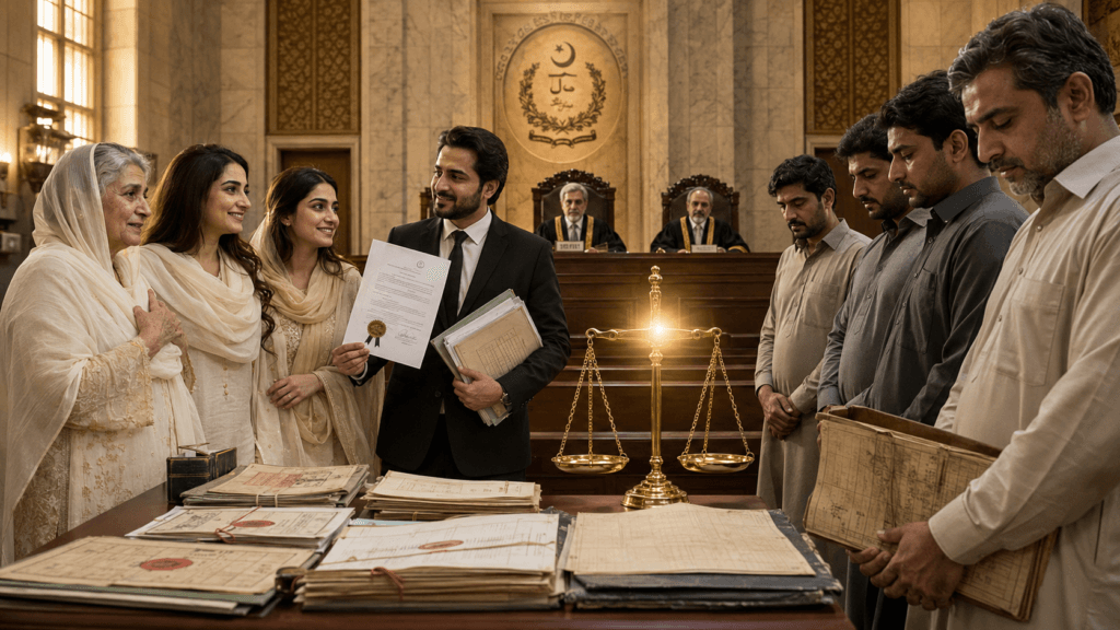 Supreme Court Cancels Unproved Gift Mutation and Restores Inheritance Supreme Court restores women’s inheritance shares under Hiba Law in Pakistan