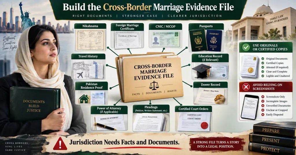 Marriage in Pakistan evidence file for cross-border family cases