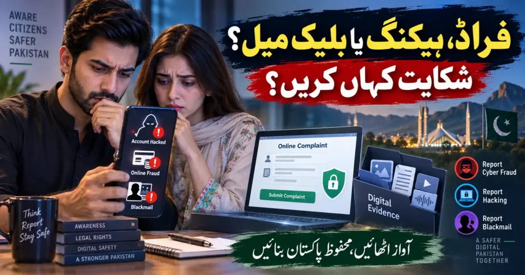 Cyber crime online complaint Pakistan guide for reporting cases to NCCIA