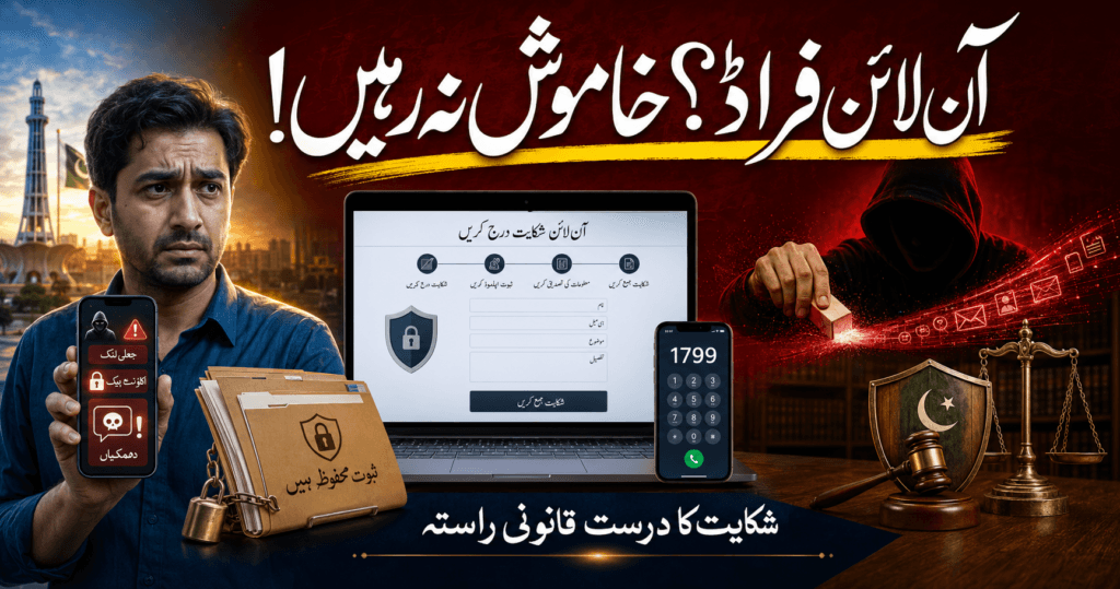 Cyber Crime Online Complaint Pakistan through the official NCCIA reporting process