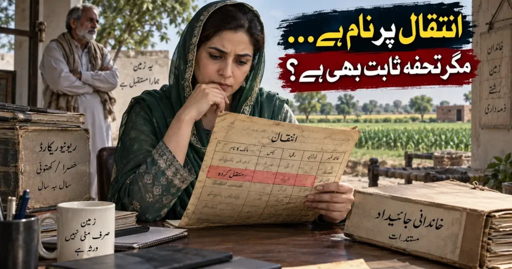 Gift Mutation in Pakistan dispute over old family land record and proof