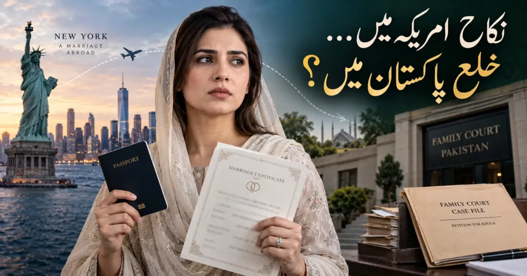 Marriage in Pakistan and foreign Nikah khula jurisdiction case
