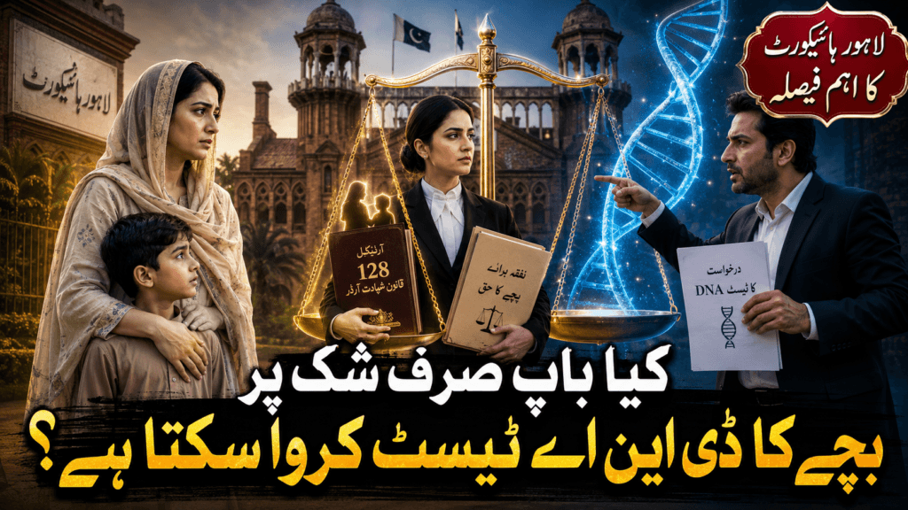 Paternity Test in Pakistan – Lahore High Court Judgment Paternity Test in Pakistan case involving mother, child and DNA request before Lahore High Court