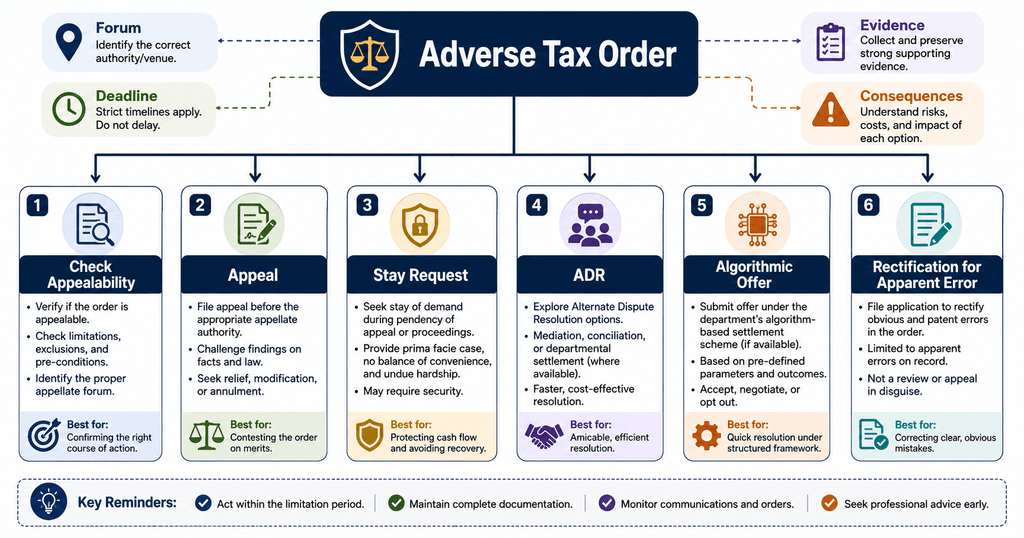Pakistan taxpayer remedy options after an adverse FBR income-tax order