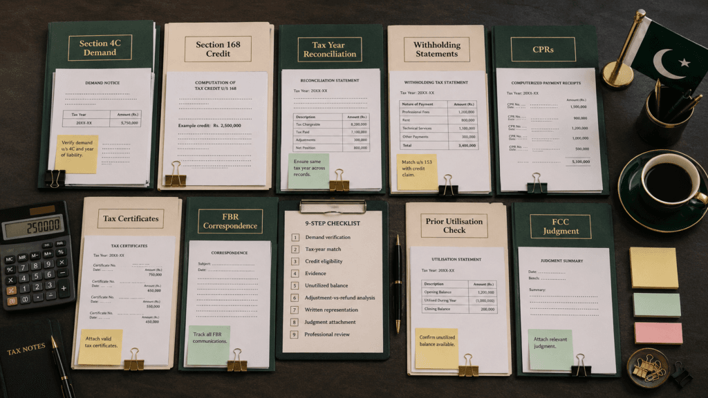 Super Tax Adjustment documents and evidence checklist
