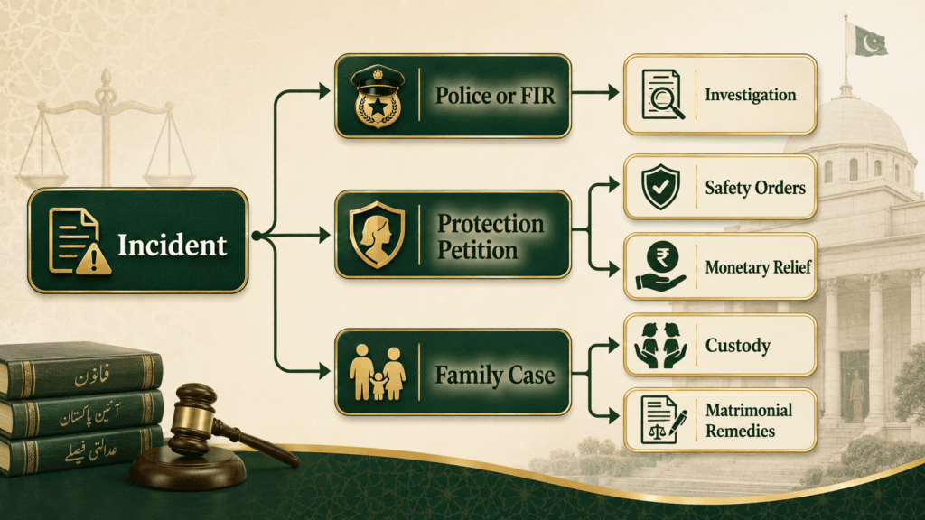 FIR versus domestic violence petition in Pakistan