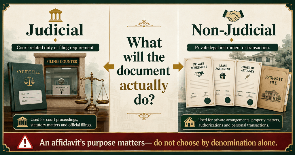 E stamp paper comparison between judicial and non-judicial stamp categories
