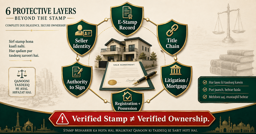 E stamp verification is one part of property due diligence