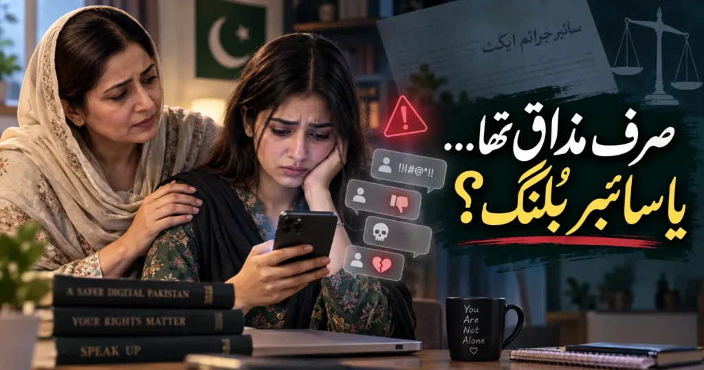 Cyber bullying in Pakistan legal help for online threats and harassment