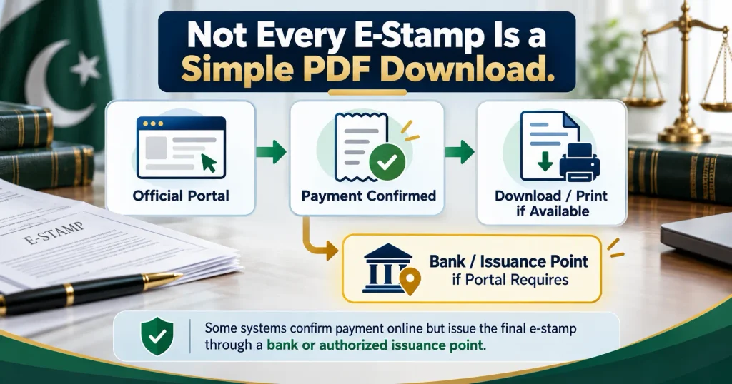 Download e stamp paper safely through official portal or authorised issuance route