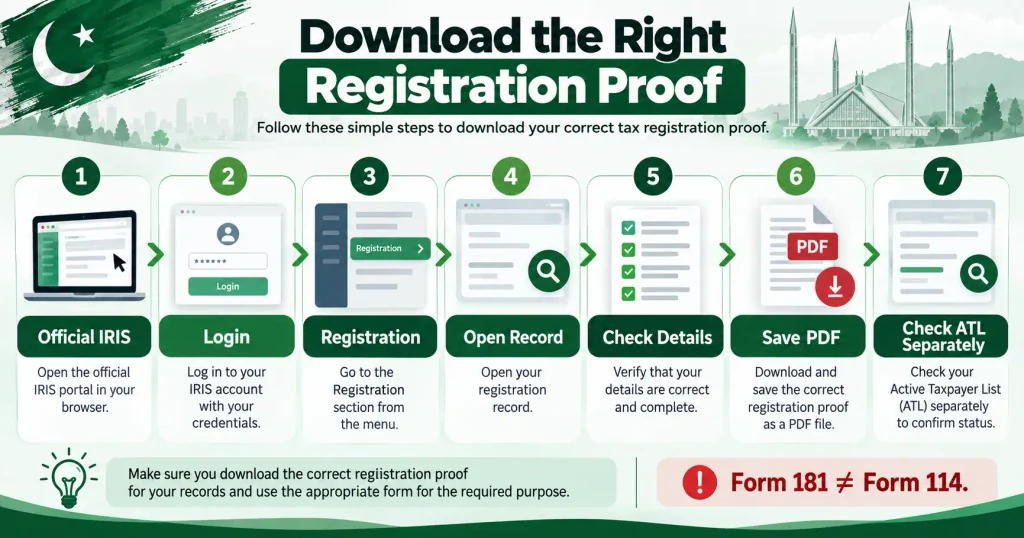 Seven safe steps to download FBR NTN Certificate through the official IRIS account