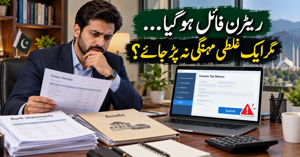 FBR Tax Return 2026 filing mistakes, IRIS checks and wealth statement guide