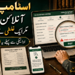 Stamp paper online application showing a costly challan mistake before payment