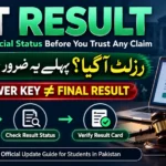 LAT Result guide for Pakistan showing official status check, merit understanding and next steps for law students